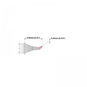 M6SB275 Thermaltronics soldering tip Bent Sharp 30° 0.4mm STTC-026