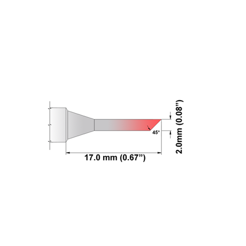 Thermaltronics K Series Tip Cartridges KxxBV020