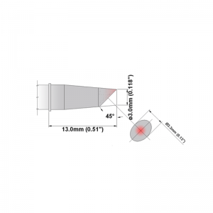 Thermaltronics K Series Tip Cartridges KxxBV030