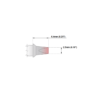 M6CP200 Thermaltronics soldering tip Chisel 30° 2.5mm STTC-036P