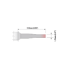 M6LR403 Thermaltronics soldering tip Chisel 60° Long Reach 1.78mm STTC-042
