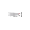 M6WV300 Thermaltronics soldering tip hoof 45° 2.40mm