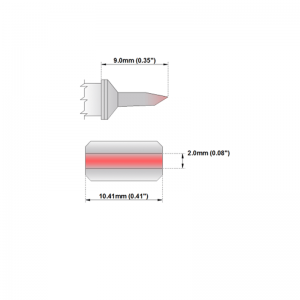 Thermaltronics P Series Tip Soldering Cartridges PMxxLB125