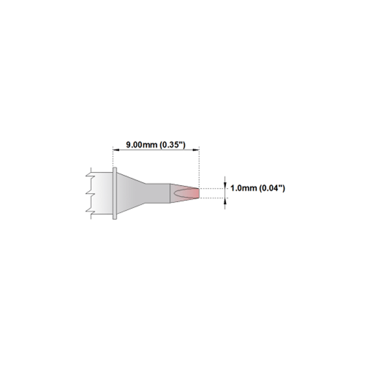 Thermaltronics P Series Soldering Tip Cartridges PMxxCH178