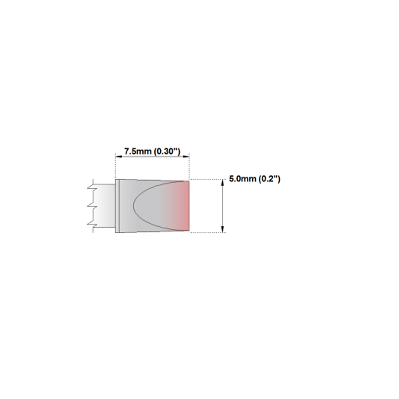 Thermaltronics P Series Soldering Tip Cartridges PMxxCH250