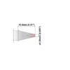 S80CH015 Thermaltronics Soldering Tip Chisel 30° 1.50mm