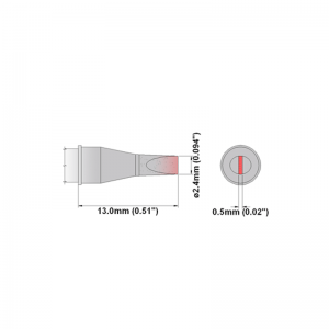 Thermaltronics P Series Soldering Tip Cartridges PxxCH024