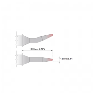 Thermaltronics MTZ Series Tweezers Tips MxxTZ010