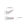Thermaltronics MTZ Series Tweezers Tips MxxTZ018B