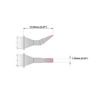 Thermaltronics KTZ Series Tweezers Tips KxxTZ015