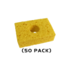 Thermaltronics Yellow Sponge 50 Pack - SPG-50
