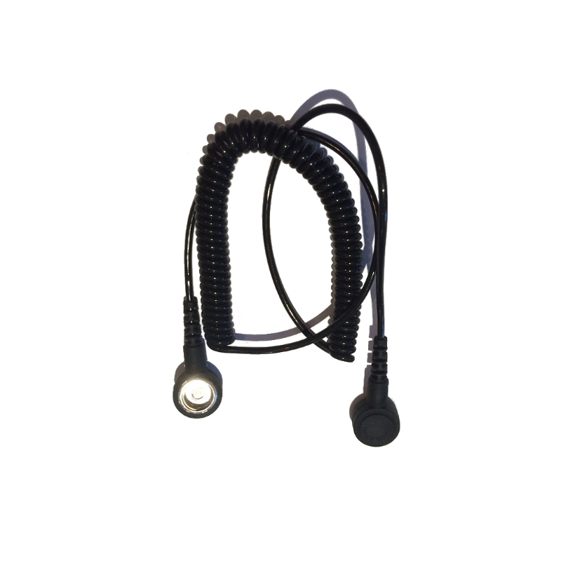 Grounding cord 10mm snap to 10mm snap
