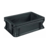 Wez flat base conductive tote containers
