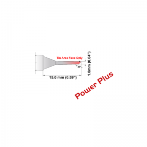 M6BVF010H Thermaltronics soldering tip Bevel 60° 1.00mm