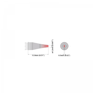 M8CH012 Thermaltronics soldering tip Chisel 30° 1.20mm