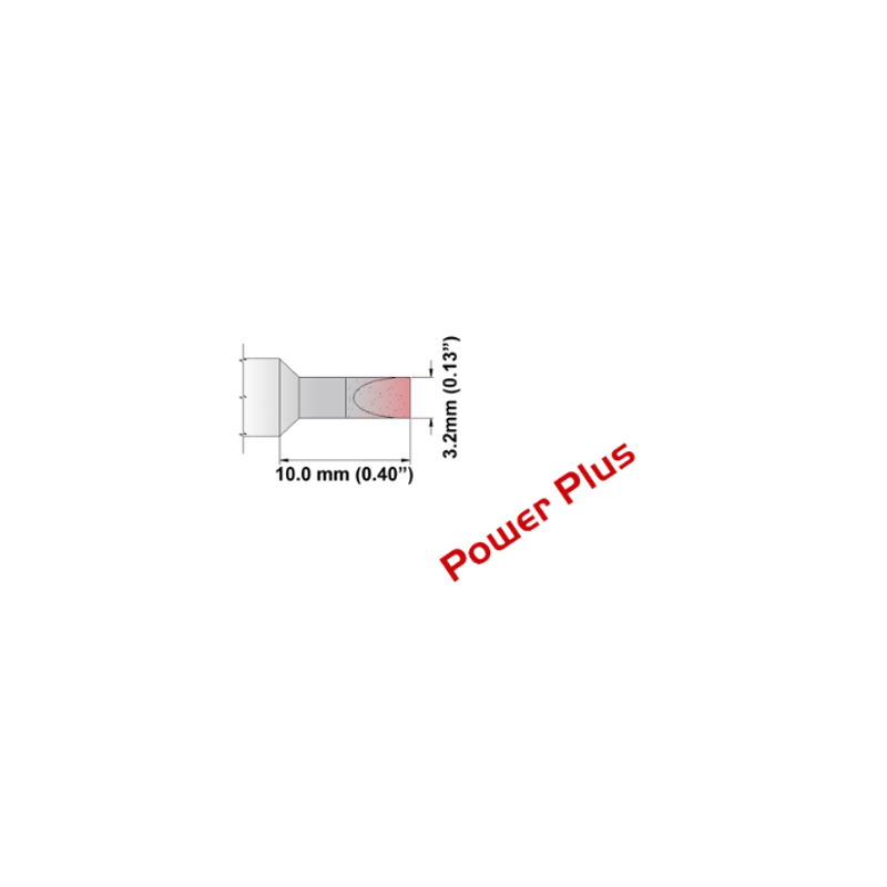 M8CH032H Thermaltronics soldering tip Chisel 30° 3.20mm