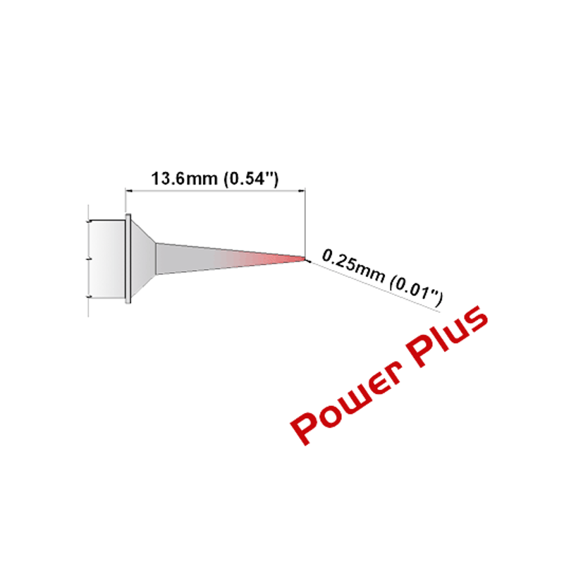 M7MF375H Thermaltronics soldering tip Micro Fine 0.25mm