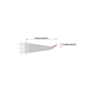 M7SB276 Thermaltronics soldering tip Bent Sharp 30° 0.5mm STTC-144