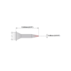 M7CS150 Thermaltronics soldering tip Conical Sharp 0.4mm STTC-106