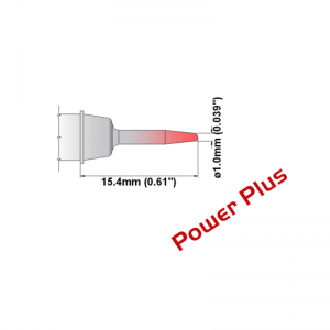 M7CS151H Thermaltronics soldering tip Conical Sharp 1.0mm