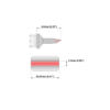 M8LB125 Thermaltronics soldering tip Blade Tip 10.41mm SMTC-860
