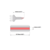 M8LB126 Thermaltronics soldering tip Blade Tip 15.75mm SMTC-861