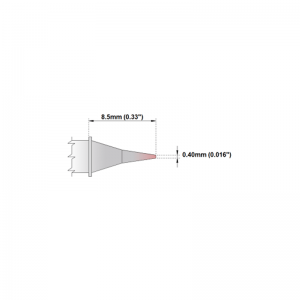 M7CS152 Thermaltronics soldering tip Conical Sharp 0.4mm STTC-122