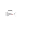 M8CP303 Thermaltronics soldering tip Conical Sharp 1.0mm STTC-801P