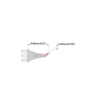 M7SB275 Thermaltronics soldering tip Bent Sharp 30° 0.4mm STTC-126