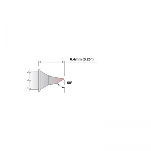 M8BS602 Thermaltronics soldering tip Bevel 60° 1.8mm STTC-847P