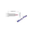 M8C001 Thermaltronics soldering tip Conical 0.10mm