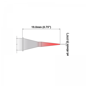 S60BV004 Thermaltronics soldering tip conical 0.4mm SSC-645A
