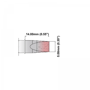 S75CH050 Thermaltronics Soldering Tip Chisel Extra Large 5.0mm SSC-717A