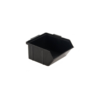 StaticTec Conductive components box, size 1, outside 130x125x65mm, colour Black