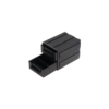 StaticTec Conductive Box with Drawer, Stack-able, outside 138x93x46mm, colour Black