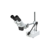 InspekTec IN5000 Stereo Microscope with 2x Lens, 20x magnification, large stand, flexible LED ligth