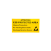 StaticTec ESD rigid sign STSFP150300