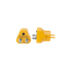StaticTec Earth bonding plug for Schuko Sockets; 2 x M5 Screw connections
