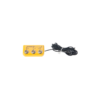 ESD Earth Bonding Point BAR-shape, 3x10mm studs, R 1-MOhm