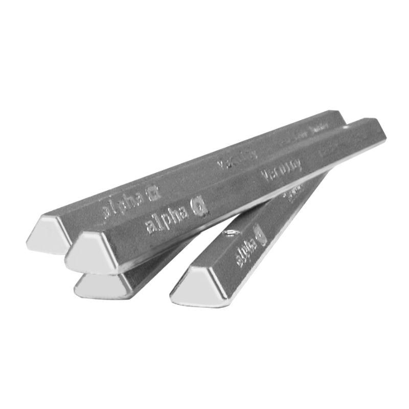 ALPHA Vaculoy Wavesolder Bar 1Kg Sn63Pb37 Leaded 51689