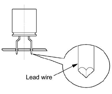 V Cut insertion