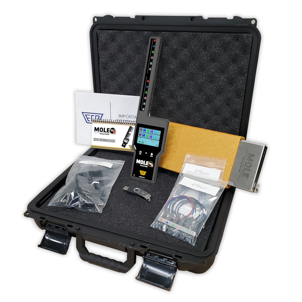 ECD MOLE EV12 12 channel thermal profiling system