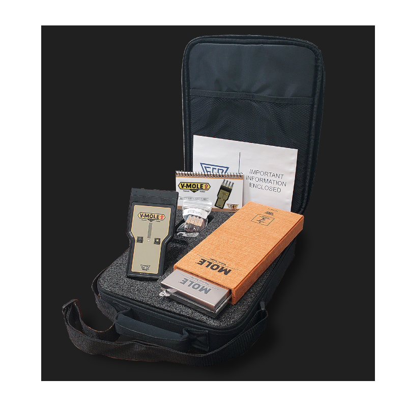 V-MOLE-2 4 channel profiler kit contents